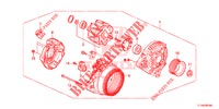 ALTERNATEUR (DENSO) (2.0L) pour Honda ACCORD 2.0 S 4 Portes 6 vitesses manuelles 2014