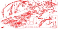 PLANCHER/PANNEAUX INTERIEURS pour Honda ACCORD 2.0 S 4 Portes 6 vitesses manuelles 2014