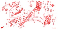 SERRURES PORTES ARRIERE/POIGNEE EXTERNE pour Honda ACCORD 2.0 S 4 Portes 6 vitesses manuelles 2014