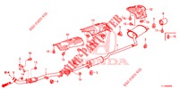 TUYAU D'ECHAPPEMENT (2.0L) pour Honda ACCORD 2.0 S 4 Portes 6 vitesses manuelles 2014