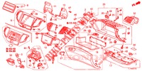 GARNITURE D'INSTRUMENT (COTE DE PASSAGER) (LH) pour Honda ACCORD 2.0 S 4 Portes 5 vitesses automatique 2014