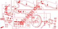 MAITRE CYLINDRE DE FREIN/ALIMENTATION PRINCIPALE (LH) pour Honda ACCORD 2.0 S 4 Portes 5 vitesses automatique 2014