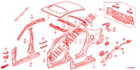 PANNEAUX EXTERIEURS/PANNEAU ARRIERE pour Honda ACCORD 2.0 S 4 Portes 5 vitesses automatique 2014
