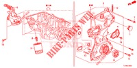 POMPE A HUILE (2.0L) pour Honda ACCORD 2.0 S 4 Portes 5 vitesses automatique 2014