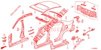 PANNEAUX EXTERIEURS/PANNEAU ARRIERE pour Honda ACCORD DIESEL 2.2 COMFORT 4 Portes 5 vitesses automatique 2014