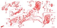 SERRURES PORTES ARRIERE/POIGNEE EXTERNE pour Honda ACCORD DIESEL 2.2 COMFORT 4 Portes 5 vitesses automatique 2014