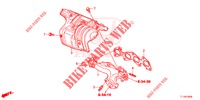 COLLECTEUR D'ECHAPPEMENT (DIESEL) pour Honda ACCORD DIESEL 2.2 ELEGANCE PACK 4 Portes 5 vitesses automatique 2014