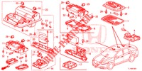PLAFONNIER (2) pour Honda ACCORD DIESEL 2.2 ELEGANCE PACK 4 Portes 5 vitesses automatique 2014