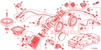 ANTENNE DE RADIO/HAUT PARLEUR (LH) pour Honda ACCORD DIESEL 2.2 LUXURY 4 Portes 5 vitesses automatique 2014