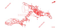 COMMUTATEUR COMBINE pour Honda ACCORD DIESEL 2.2 LUXURY 4 Portes 5 vitesses automatique 2014