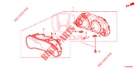COMPTEUR pour Honda ACCORD DIESEL 2.2 LUXURY 4 Portes 5 vitesses automatique 2014