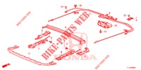 COULISSANTS DE TOIT pour Honda ACCORD DIESEL 2.2 LUXURY 4 Portes 5 vitesses automatique 2014