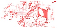FLEXIBLE DE RADIATEUR/RESERVOIR DE RESERVE (DIESEL) pour Honda ACCORD DIESEL 2.2 LUXURY 4 Portes 5 vitesses automatique 2014