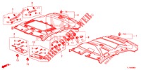 GARNITURE DE PLAFOND pour Honda ACCORD DIESEL 2.2 LUXURY 4 Portes 5 vitesses automatique 2014