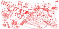 GARNITURE D'INSTRUMENT (COTE DE PASSAGER) (LH) pour Honda ACCORD DIESEL 2.2 LUXURY 4 Portes 5 vitesses automatique 2014
