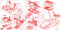 PLAFONNIER (2) pour Honda ACCORD DIESEL 2.2 LUXURY 4 Portes 5 vitesses automatique 2014