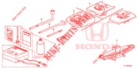 OUTILS/CRIC pour Honda ACCORD DIESEL 2.2 EXECUTIVE H 4 Portes 6 vitesses manuelles 2014
