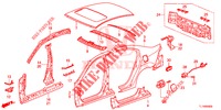 PANNEAUX EXTERIEURS/PANNEAU ARRIERE pour Honda ACCORD 2.4 EXCLUSIVE 4 Portes 6 vitesses manuelles 2014