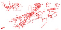 TUYAU D'ECHAPPEMENT (2.4L) pour Honda ACCORD 2.4 S 4 Portes 6 vitesses manuelles 2014