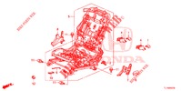 COMP. DE SIEGE AV. (G.) (SIEGE REGLAGE MANUEL) pour Honda ACCORD 2.4 S 4 Portes 5 vitesses automatique 2014