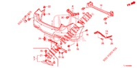 PARE CHOC ARRIERE pour Honda ACCORD 2.4 S 4 Portes 5 vitesses automatique 2014