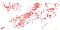 TUYAU D'ECHAPPEMENT (2.4L) pour Honda ACCORD 2.4 S 4 Portes 5 vitesses automatique 2014