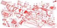 GARNITURE D'INSTRUMENT (COTE DE PASSAGER) (LH) pour Honda ACCORD 2.0 S 4 Portes 6 vitesses manuelles 2015