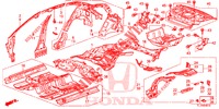 PLANCHER/PANNEAUX INTERIEURS pour Honda ACCORD 2.0 S 4 Portes 6 vitesses manuelles 2015