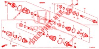 ARBRE PRIMAIRE AVANT/DEMI ARBRE (DIESEL) pour Honda ACCORD DIESEL 2.2 COMFORT 4 Portes 6 vitesses manuelles 2015