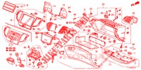 GARNITURE D'INSTRUMENT (COTE DE PASSAGER) (LH) pour Honda ACCORD DIESEL 2.2 COMFORT 4 Portes 6 vitesses manuelles 2015