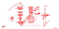AMORTISSEUR AVANT pour Honda CIVIC 1.5 ELEGANCE 4 Portes full automatique 2017
