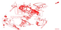 GARNITURE D'INSTRUMENT (COTE DE CONDUCTEUR) (LH) pour Honda CIVIC 1.5 ELEGANCE 4 Portes full automatique 2017