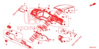GARNITURE D'INSTRUMENT (COTE DE CONDUCTEUR) (LH) pour Honda CIVIC 1.5 EXCLUSIVE 4 Portes 6 vitesses manuelles 2017