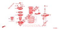 AMORTISSEUR AVANT pour Honda CIVIC 1.5 EXCLUSIVE 4 Portes full automatique 2017