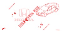 CAPTEUR LEVEE RAPIDE CAPOT pour Honda CIVIC DIESEL 1.6 ENTRY 4 Portes 6 vitesses manuelles 2018