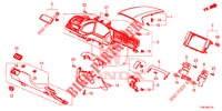 GARNITURE D'INSTRUMENT (COTE DE CONDUCTEUR) (LH) pour Honda CIVIC DIESEL 1.6 ENTRY 4 Portes 6 vitesses manuelles 2018