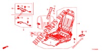 COMP. DE SIEGE AV. (D.) (LH) (1) pour Honda CIVIC DIESEL 1.6 ENTRY 4 Portes 9 vitesses automatique 2018