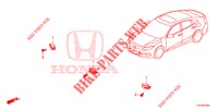 CAPTEUR LEVEE RAPIDE CAPOT pour Honda CIVIC DIESEL 1.6 MID 4 Portes 9 vitesses automatique 2018