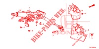COLONNE DE DIRECTION pour Honda CIVIC DIESEL 1.6 MID 4 Portes 9 vitesses automatique 2018