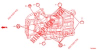 ANNEAU (INFERIEUR) pour Honda CIVIC 1.4 COMFORT 5 Portes 6 vitesses manuelles 2012