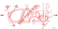 ANNEAU (LATERAL) pour Honda CIVIC 1.4 COMFORT 5 Portes 6 vitesses manuelles 2012
