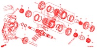ARBRE PRINCIPAL pour Honda CIVIC 1.4 COMFORT 5 Portes 6 vitesses manuelles 2012