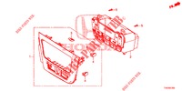 COMMANDE DE CHAUFFAGE (LH) pour Honda CIVIC 1.4 COMFORT 5 Portes 6 vitesses manuelles 2012