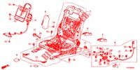 COMP. DE SIEGE AV. (D.) (SIEGE REGLAGE MANUEL) pour Honda CIVIC 1.4 COMFORT 5 Portes 6 vitesses manuelles 2012