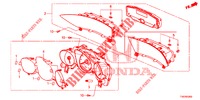 COMPTEUR pour Honda CIVIC 1.4 COMFORT 5 Portes 6 vitesses manuelles 2012