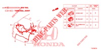 CONNECTEUR ELECTRIQUE (ARRIERE) pour Honda CIVIC 1.4 COMFORT 5 Portes 6 vitesses manuelles 2012