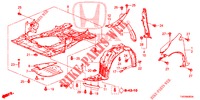 GARDE BOUE AVANT pour Honda CIVIC 1.4 COMFORT 5 Portes 6 vitesses manuelles 2012