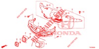 GRILLE AVANT pour Honda CIVIC 1.4 COMFORT 5 Portes 6 vitesses manuelles 2012