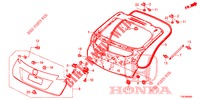 HAYON ARRIERE pour Honda CIVIC 1.4 COMFORT 5 Portes 6 vitesses manuelles 2012