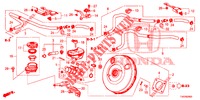 MAITRE CYLINDRE DE FREIN/ALIMENTATION PRINCIPALE (LH) pour Honda CIVIC 1.4 COMFORT 5 Portes 6 vitesses manuelles 2012